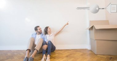 Hareketli Kutular içine yeni ev insanlar