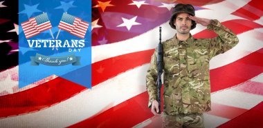 asker tüfeği selamlayan ile