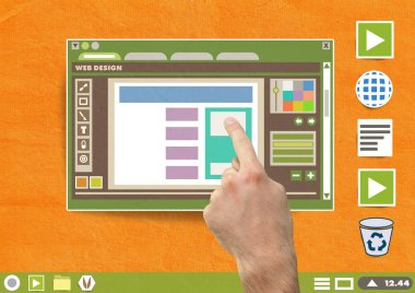 Web Tasarım editörü dokunmadan el 