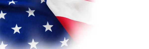 Πλήρους καρέ από ζαρωμένα αμερικανική σημαία — Φωτογραφία Αρχείου