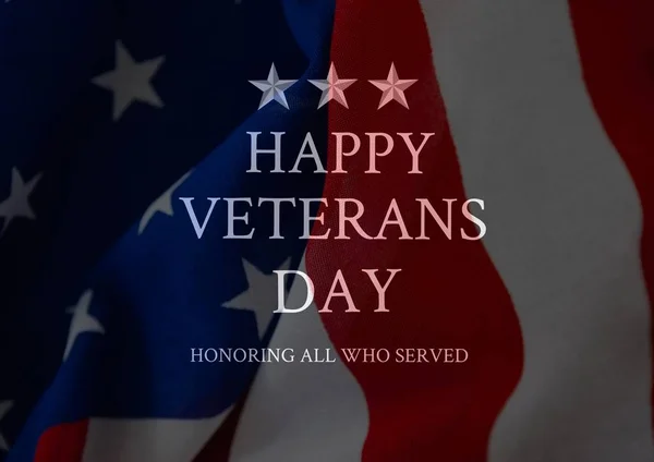 Bandera del día de veteranos — Foto de Stock