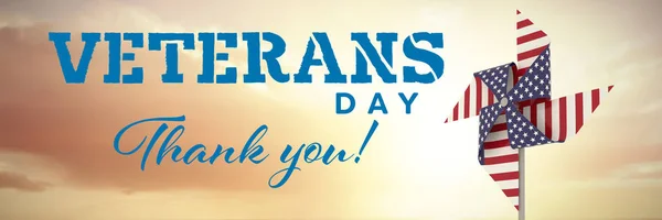Logo para el día de los veteranos — Foto de Stock