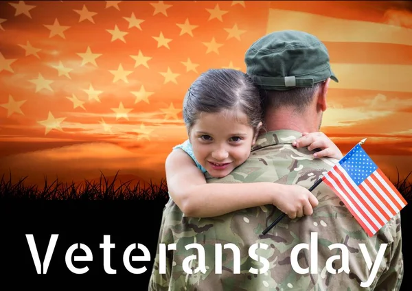 kızını sarılma ordu adam 