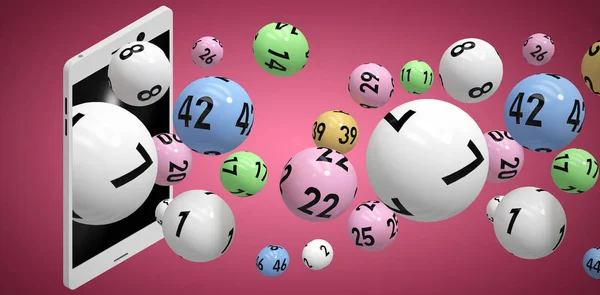 Boules de bingo colorées — Photo