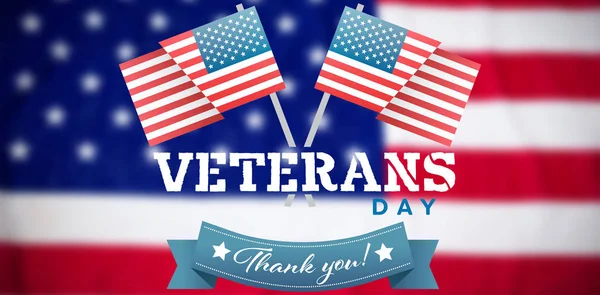 Logo para el día de los veteranos — Foto de Stock