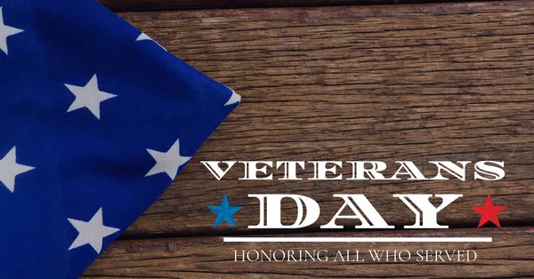 Veterans day flag — Stock Photo, Image