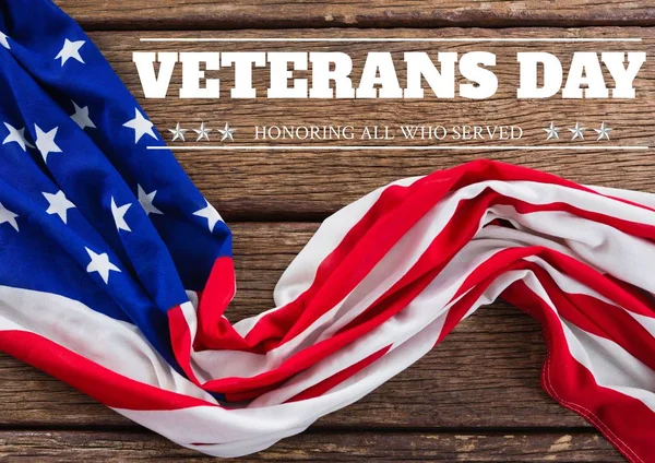 Bandera del día de veteranos — Foto de Stock