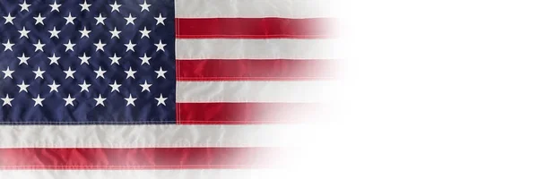 Pełna klatka o pomarszczone Flaga Amerykańska — Zdjęcie stockowe