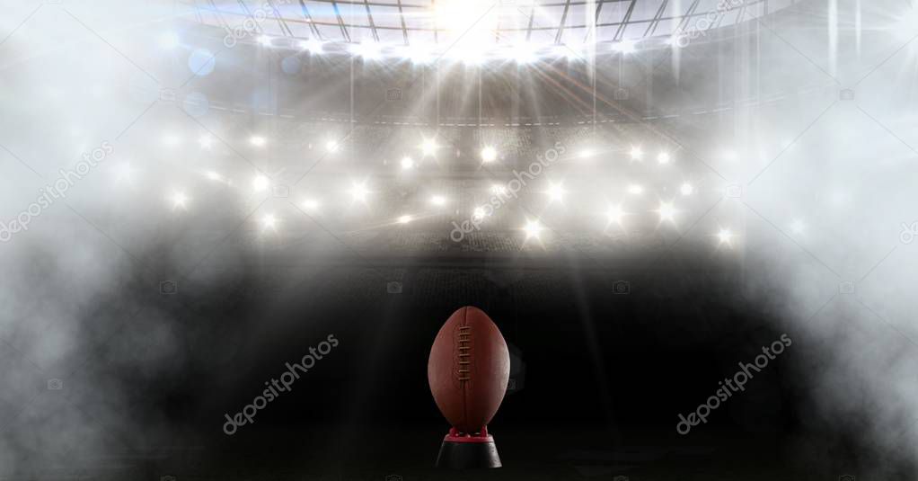 american football  in spotlights
