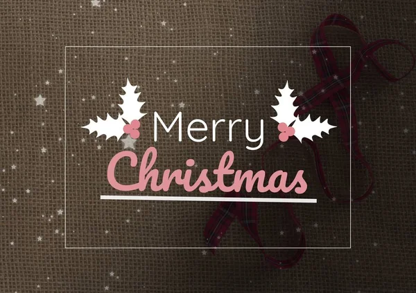 Merry christmas tekst — Stockfoto