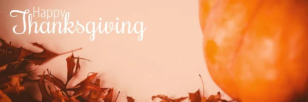 Thanksgiving greeting text — Stock Photo, Image