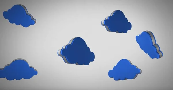 3D-s felhők úszó — Stock Fotó