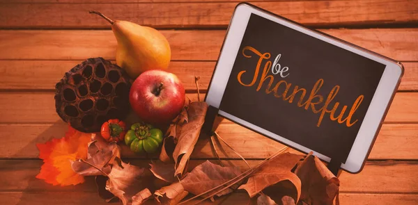 Thanksgiving begroeting — Stockfoto