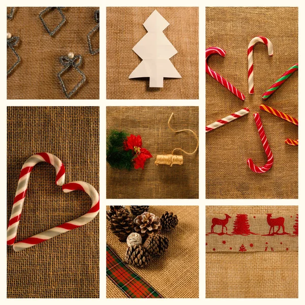 Dulces de Navidad y decoración —  Fotos de Stock
