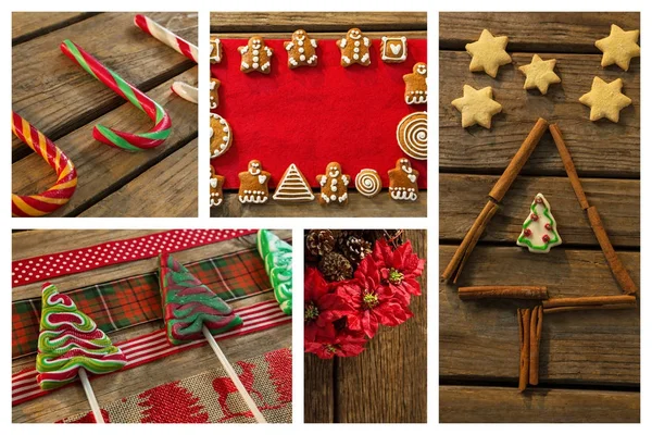 Dulces de Navidad y decoración —  Fotos de Stock