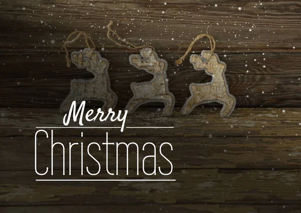 Merry Christmas text — Stock Photo, Image
