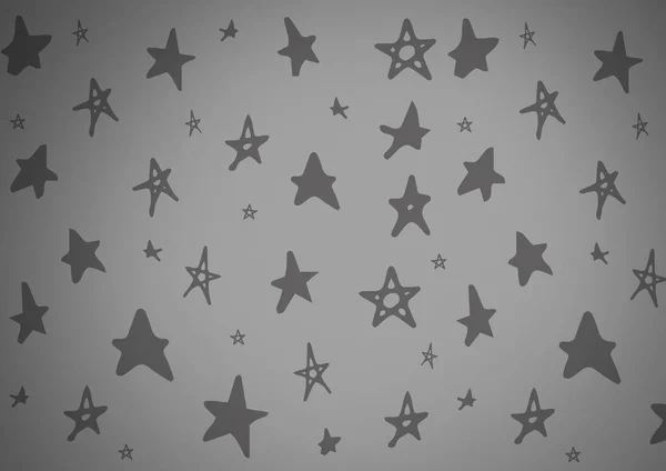 Yıldızlı gri arkaplan — Stok fotoğraf