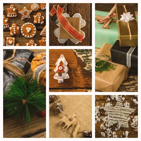Julklapp och godis — Stockfoto