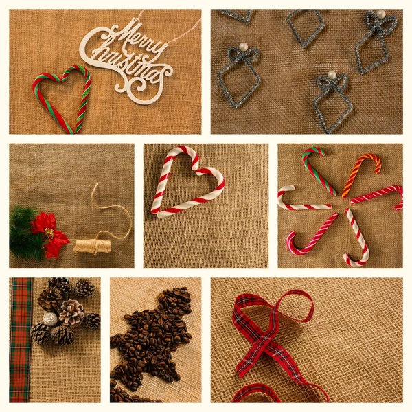 Dulces y decoración de Navidad —  Fotos de Stock