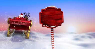 tabelasını Christmas kış peyzaj