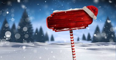 tabelasını Christmas kış peyzaj