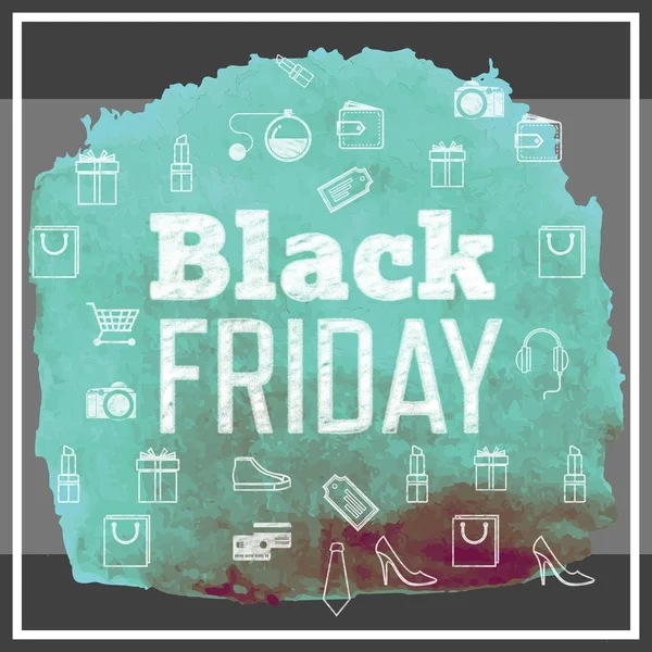 Black friday advert — Stock Photo, Image