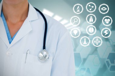 Doctor wearing lab coat