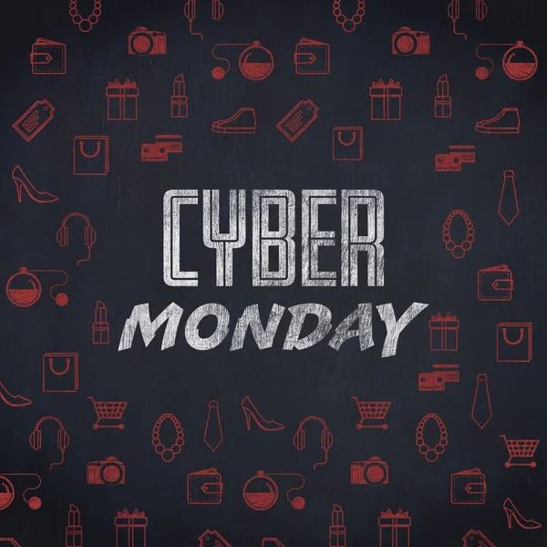 Title for celebration of cyber Monday — Stock Photo, Image