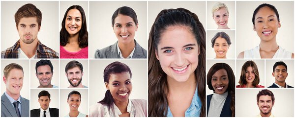 Коллажные портреты
 