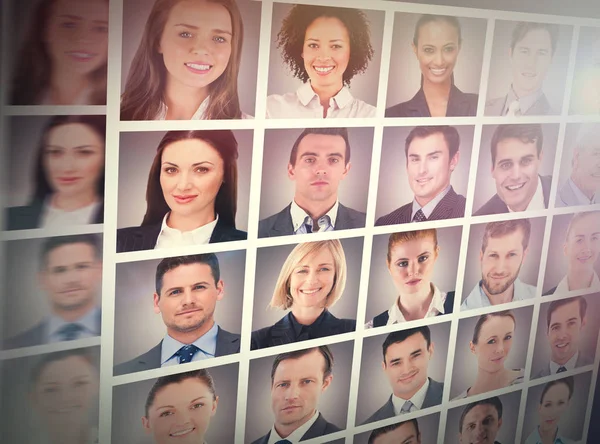 Collage de personas diferentes — Foto de Stock
