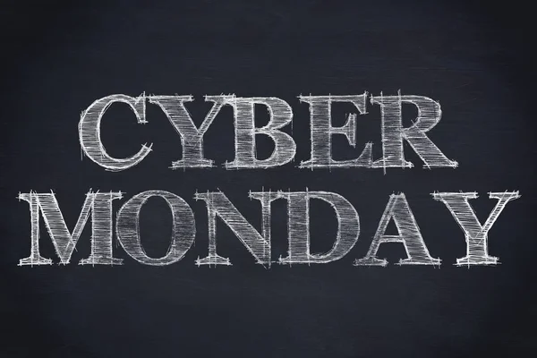 Title for celebration of cyber Monday — Stock Photo, Image