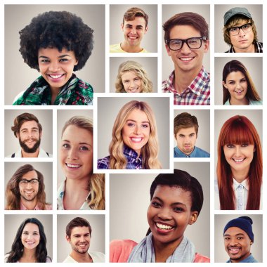 farklı insanlar kolaj 