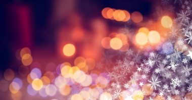 Kar tanesi Noel desen