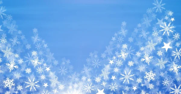 Floco de neve árvore de Natal padrão — Fotografia de Stock