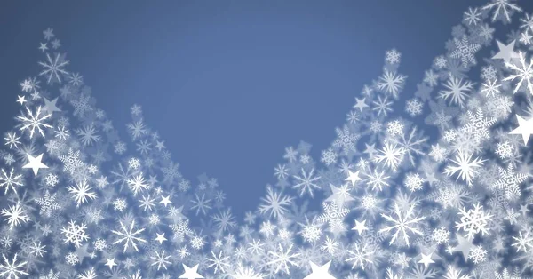 Fiocco di neve modello di Natale — Foto Stock