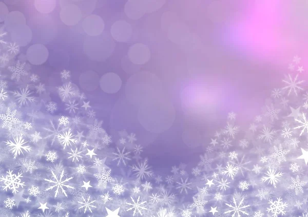 Schneeflocken-Weihnachtsmuster — Stockfoto
