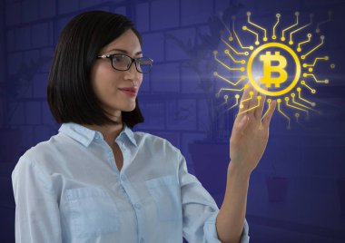 İşkadını ulaşan dokunaklı bitcoin grafiği