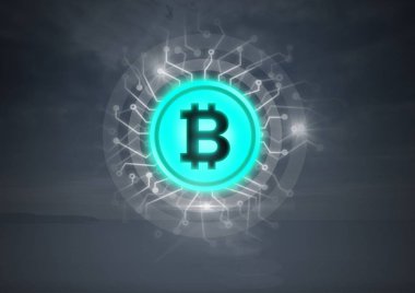 bitcoin grafik simge