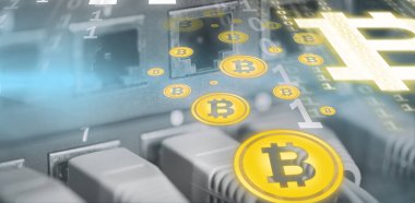 kabloları ve fişleri sunucu odası