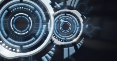 Fütüristik arayüzlerin dijital bileşik