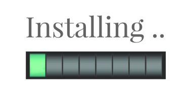 Yükleme ilerleme durumu güç çubuğu