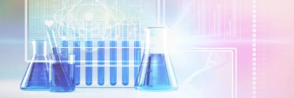 Atom i Dna interfejs helix — Zdjęcie stockowe