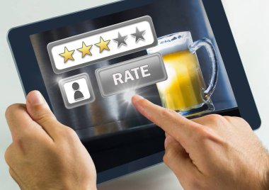 Tablet oranı düğmesi ile dokunmadan el 