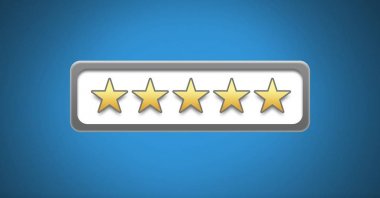 Beş yıldızlı İnceleme derecelendirmeleri bar