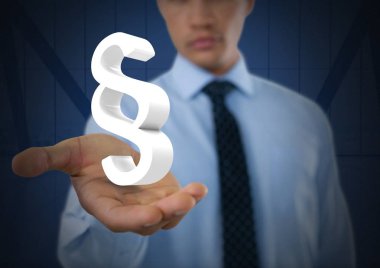 Bölüm sembolü ve işadamı