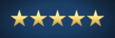 Beş yıldızlı rating inceleme yıldız