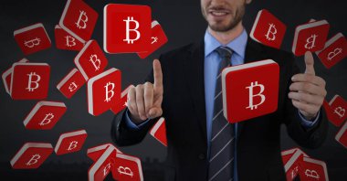 Hava dokunmadan işadamı 