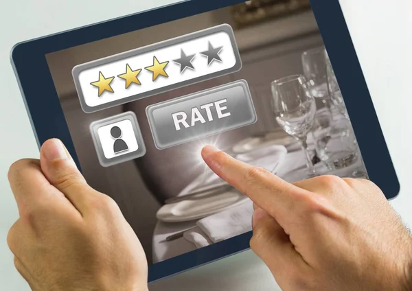 Tablet dokunmadan el 