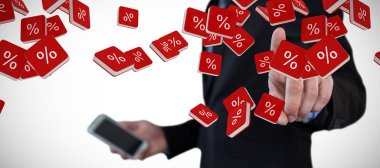 işadamı holding smartphone 