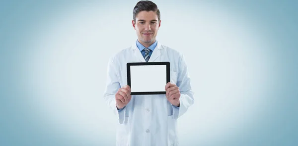 Orvos találat digitális tabletta — Stock Fotó
